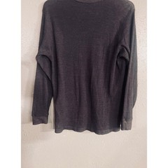 Authentic Quality Cactus Original Brand Mens L Grey Long Sleeve Waffle Shirt