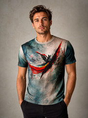 Warrior of Freedom Art T-Shirt by Natalia Savchenko Men’s Women’s Tee Ukraine