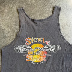 Vintage Harley Davidson Tank Top 3D Emblem Biker Rare Distressed Faded Mens L