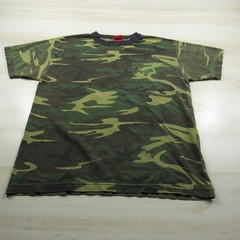 Vintage Mossimo Shirt Mens Small Green Camo Casual Short Sleeve Cotton