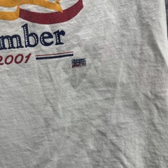 Vintage America Will Remember Shirt Mens Large 9/11 Patriotic Bald Eagle 2000s