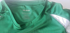 Reebok Men’s Hydro Move Athletic Green White Short Sleeved Shirt Size XXL