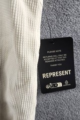 Represent Sleeveless Pullover Sweater Vest Men’s L White Crewneck Pullover Style