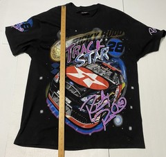 Vtg 90s Ricky Rudd Nascar Track Star All Over Print XL Chase -Small Spots Pic #4