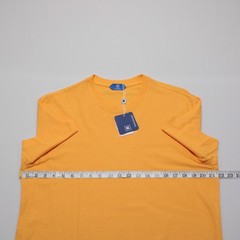 Kired NWT Short Sleeve T-Shirt Size 50 (US M) in Solid Yellow 100% Cotton