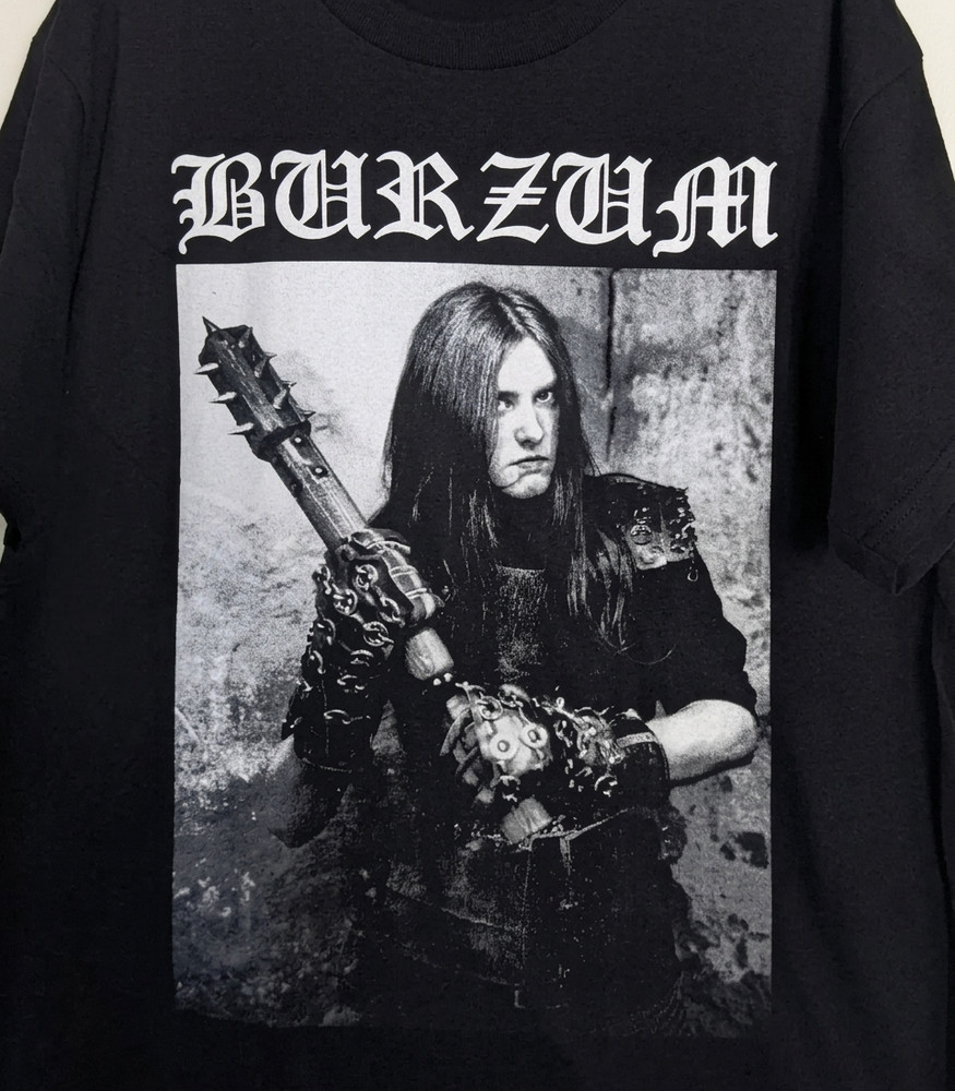 band Varg Vikernes VTG shirt black Short sleeve S-5Xl