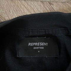 Represent Owners Club Black T Shirt Mens Medium Streetwear Graphic Text