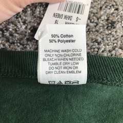 Vintage Russell Athletic Shirt Mens Small Dark Forest Green Henley NuBlend