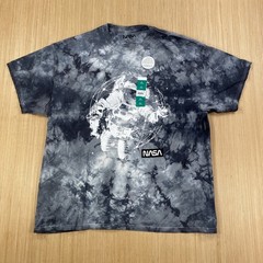 Nasa Shirt Mens xl gray tye dye astronaut outerspace graphic space suit ship
