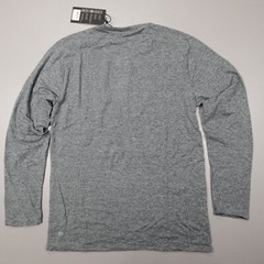 7 Diamonds Core Henley Performance Shirt Long Sleeve Dusk Blue Athletic Size S