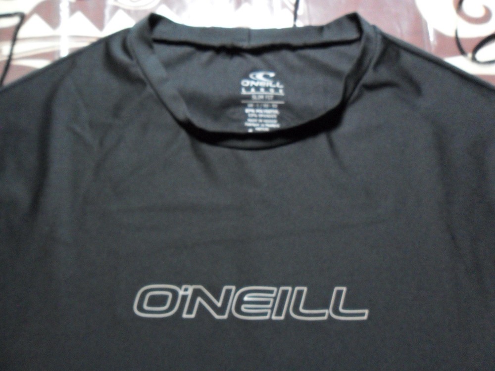 Large O’Neill Surf UP 50+ Long Sleeve Surf Rash Guard Slim Fit Shirt