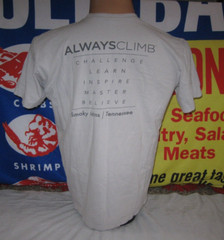 CLIMBWORKS SMOKEY Mountains Graphic T Shirt Large Mens Adult Zip Line GATLINBURG