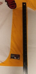 Black Pyramid Chris Brown Jersey T-Shirt Yellow White Japanese Patch Men’s Large