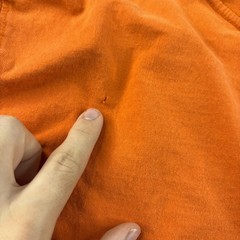 Dickies Men’s Long Sleeve Heavyweight Pocket T-Shirt Orange Size Large Workwear