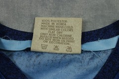 Vintage Karl Kani Shirt Mens XL Blue Gradient Long Sleeve V-Neck Logo 90s