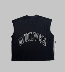 Darc Sport Powerhouse Gym Wolves Premium Box Cut Muscle Tee Men’s Medium NWT