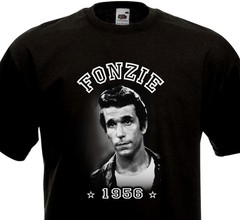 Fonzie Rockabilly Rock N Roll Greaser Rocker 50’s 60’s Happy Days Dinner T-Shirt