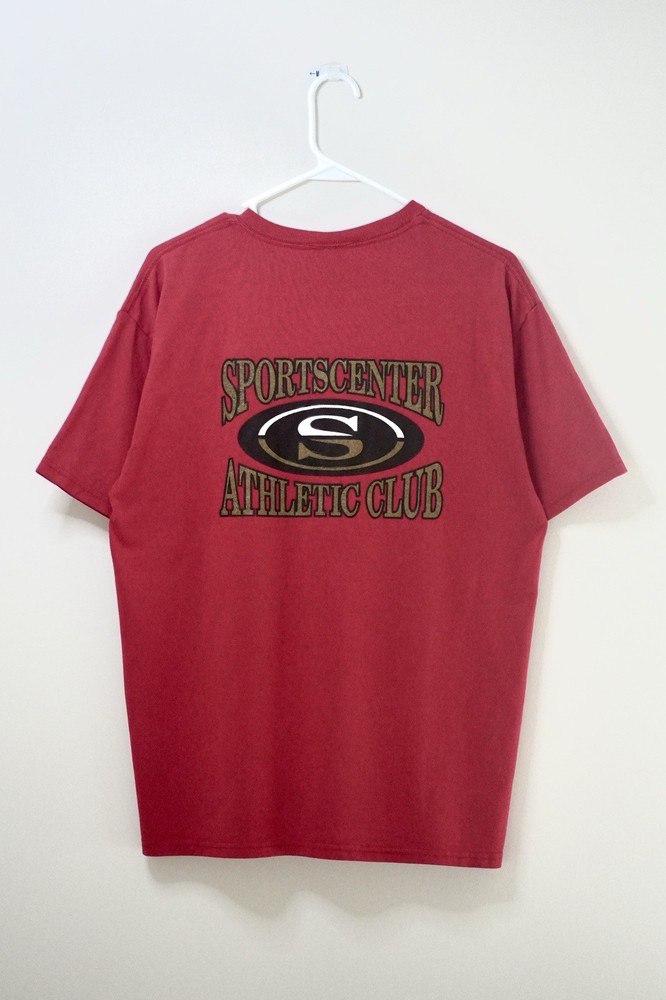 Hanes Heavyweight 50/50 Sportscenter Athletic Club Graphic T-Shirt | Men’s M