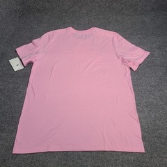 Nike Shirt Mens Large Pink White Futura Logo Sportswear Lightweight Cotton Tee
