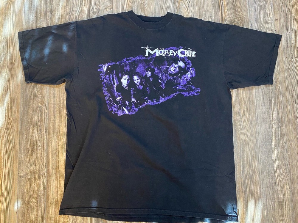 Vintage 90s Motley Crue Tour T-Shirt XXL I’m A Sick Mother Concert Tee Back Hit