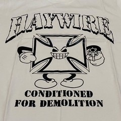 Haywire Hardcore Punk tour indonesia 2026 Tshirt band title fight