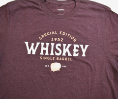Sonoma Mens Special Edition 1952 Single Barrel Whiskey Plum Heather Shirt New XL