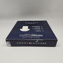TOMMY HILFIGER 3 Pack Men’s M L XL Logo Crew Neck T Shirts Black Blue White
