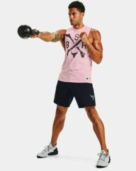 UNDER ARMOUR PROJECT ROCK BSR BLOOD SWEAT RESPECT DWAYNE JOHNSON TANK TOP sz 2XL