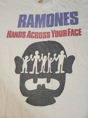 Rare Vintage Ramones Hands Across Your Face T-shirt