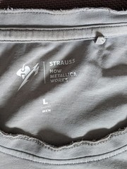 vintage t shirt metallica STRAUSS HOW METALLICA WORKS collaboration