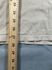 Levis Logo classic Shirt mens Large Tan Beige Logo Modern EUC cotton
