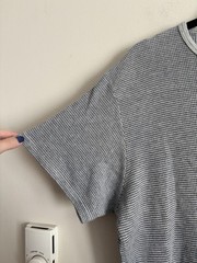 Vintage Y2K American Eagle Outfitters Mens Large T Shirt Gray Blue Grunge Cotton
