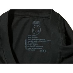 Nirvana T-shit 2xl In utero Black Angle Graphic yellow cotton Breathable, comfy