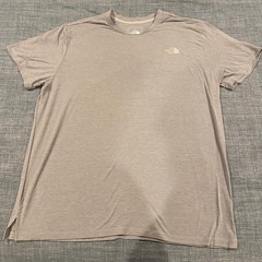 The North Face Mens XL Gray Short Sleeve Crew Neck T Shirt Polyester Elastane