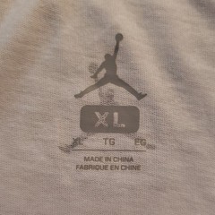 Michael Jordan & Spike Lee Vintage Stay In School White Graphic T-Shirt XL