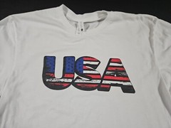Next Level Mens White Tshirt USA size Medium