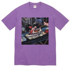 Supreme Gas Purple Tee Size Small SS 22’