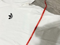adidas Originals Trefoil Logo White Short Sleeve Crew Neck Cotton Tee Men’s XL