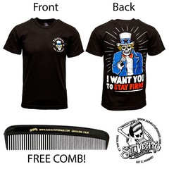 Men’s Suavecito Uncle Suave Tee Shirt (S, M, L, XL, 2XL, 3XL, 4XL, 5XL)