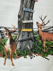 Vintage Redneck High Rise Treehouse Tee T Shirt Funny Deer Hunting Size L VTG