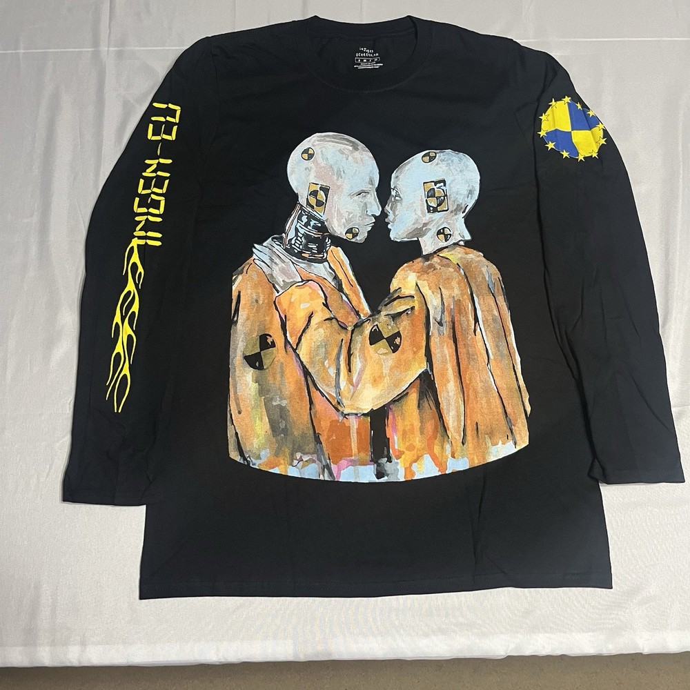 Asap Rocky “The Injured Generation” Tour Long Sleeve 2019 Black Size Small