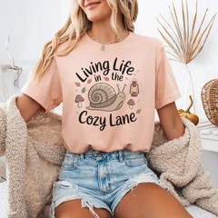 Autumnal Coffee Comfort Tee Cozy Lifestyle Shirt Fall Season Gift