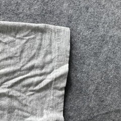 Vintage SS Shirt Mens Large Gray Pocket Crewneck Short Sleeve Tee Casual