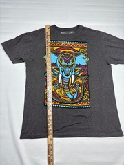 Lost Gods Bhangra Elephant T Shirt Mens L Colorful Henna Mandala Graphic Tee