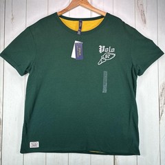 Polo Ralph Lauren Reversible Polo Athletic Shirt Mens Large Green Yellow NEW $95