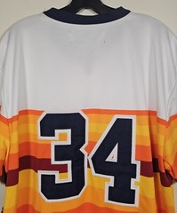 Maxi Milian Jersey Size XL Chest 24 Inches Star Shirt New Orange White