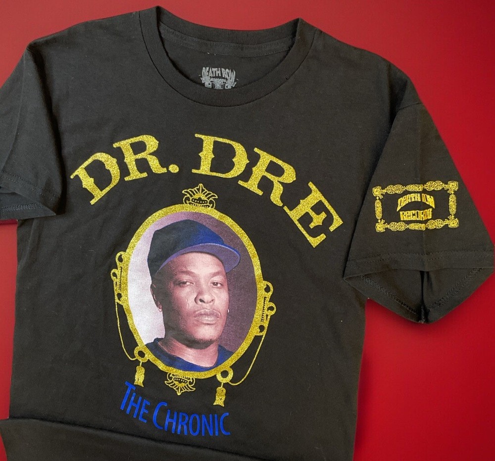 Dr Dre The Chronic T-Shirt Men Sz S Graphic Tee Death Row Records Retro