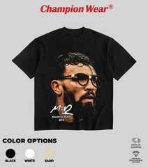 Champion Wear Mauricio Ruff y UFC Portrait Oversized T-Shirt Black
