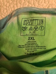 vintage led zeppelin t shirt 1977 tour