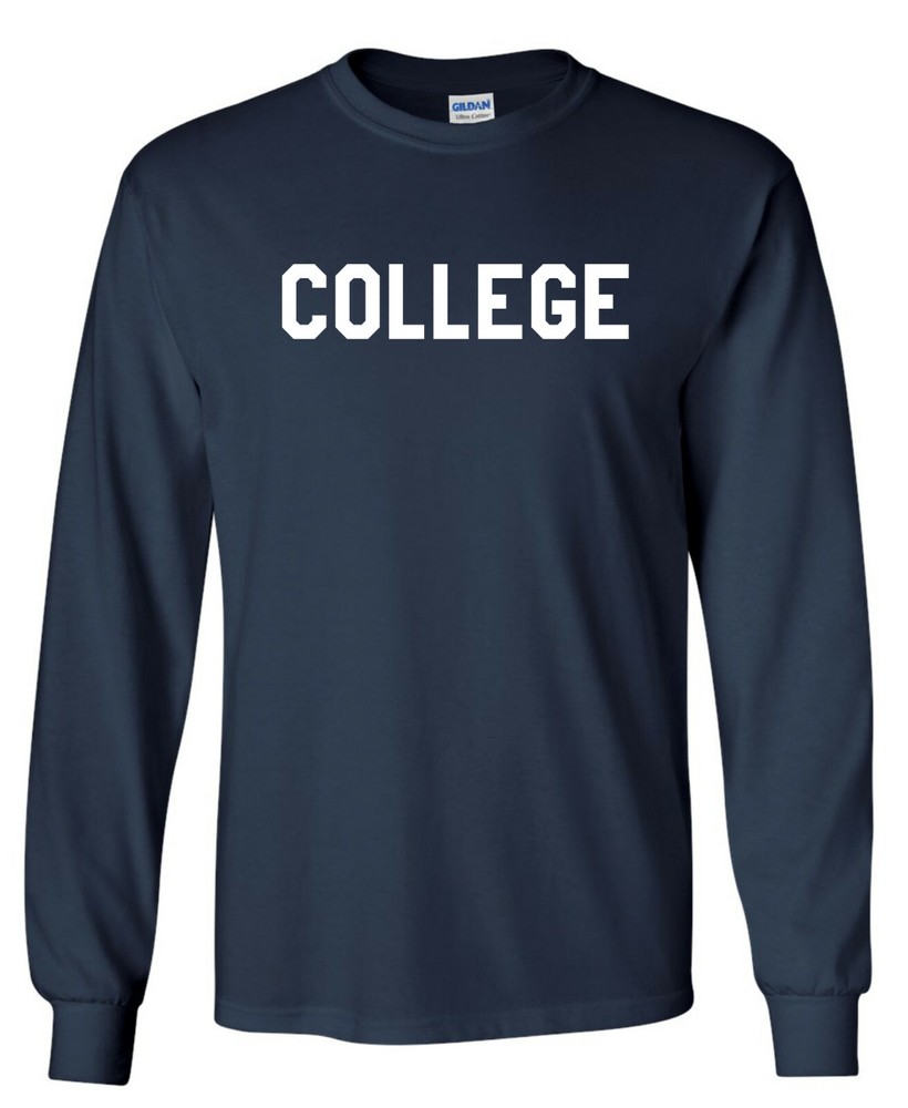 COLLEGE Animal House LONG SLEEEVE T-shirt – Frat Party University Faber Belushi